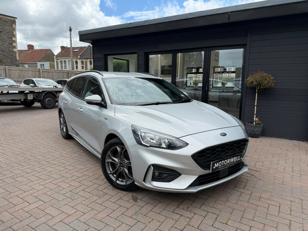 Ford Focus 1.0T Ecoboost St-line Euro 6 Ss YT69UVV Silver #2