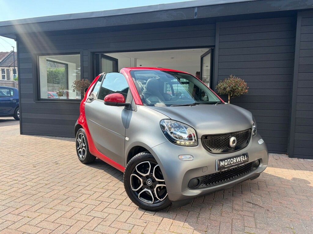 Smart Fortwo Cabrio 1.0 Prime Premium Cabriolet Twinamic Euro 6 Ss Grey