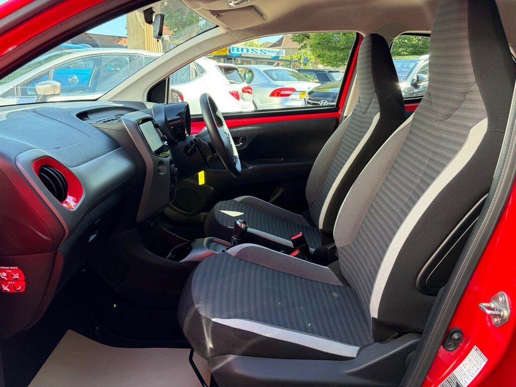 Toyota Aygo Hatchback Red #10