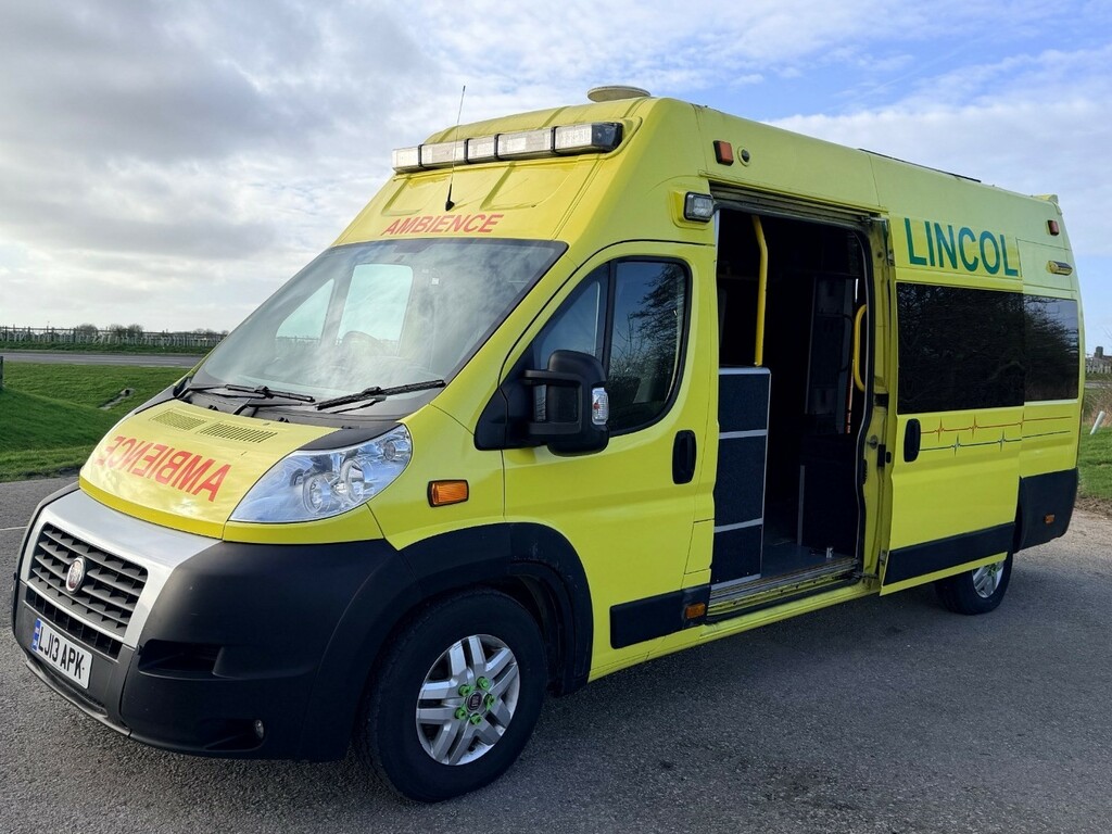 Fiat Ducato Motorhome Camper Conversion Ambulance Race Van Adv Yellow