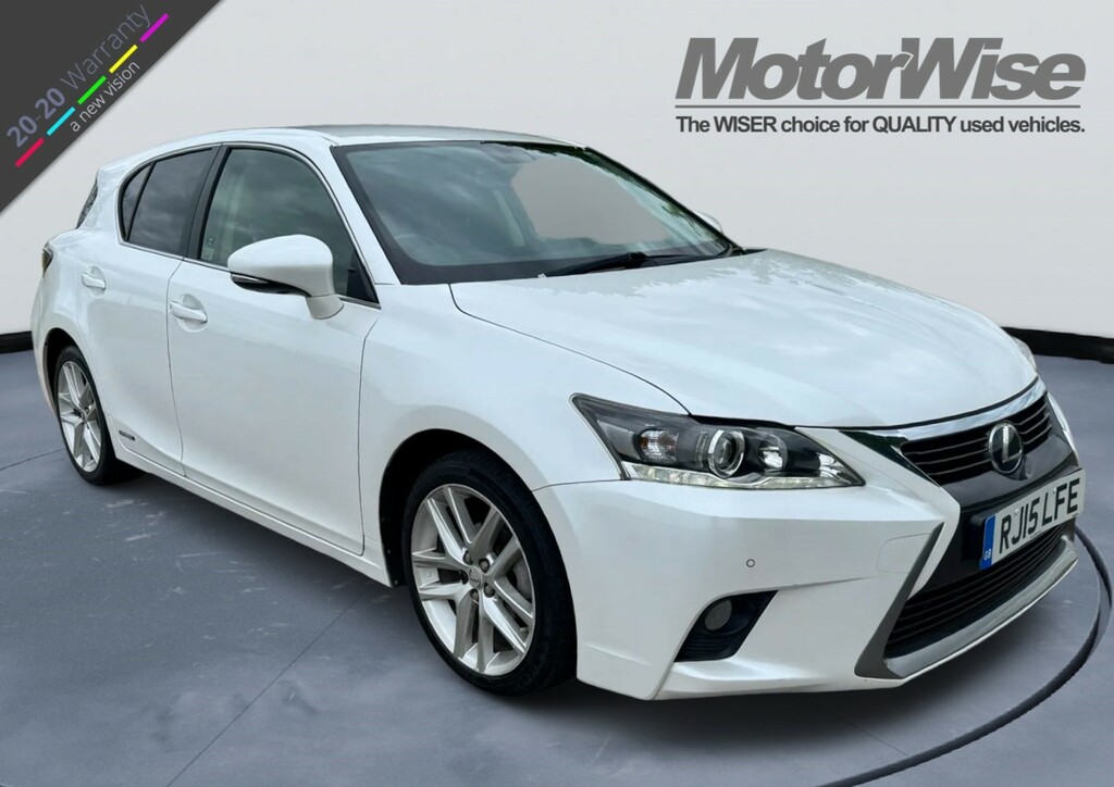 Lexus CT Advance Cvt Heated Seats Parking White