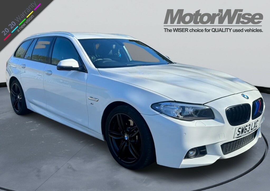 BMW 5 Series Estate White