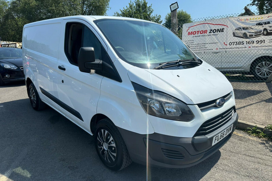 Ford Transit Custom 2.2 Tdci 310 L2 H2 Lwb High Roof No Vat 99 Bhp White #1