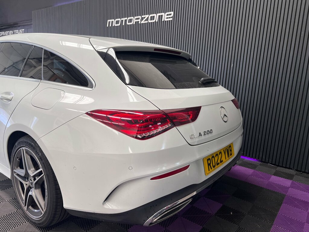 Mercedes-Benz CLA Class 1.3 Cla200 Amg Line Shooting Brake 7G-d White #4