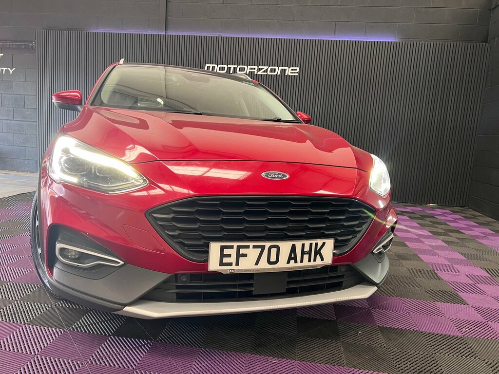 Ford Focus 1.5 Ecoblue Active X Vignale Estate Aut Red #2