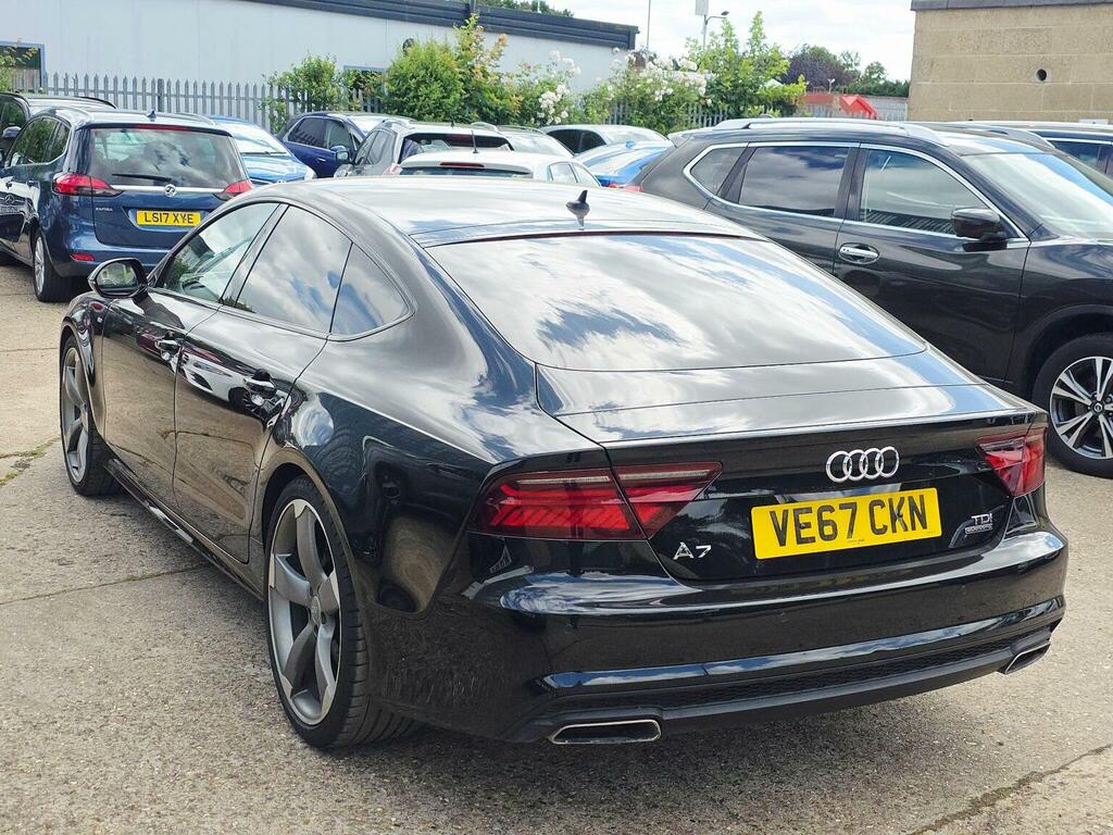 Audi A7 Hatchback 3.0 Tdi V6 Black Edition Sportback S Tro VE67CKN Black #6