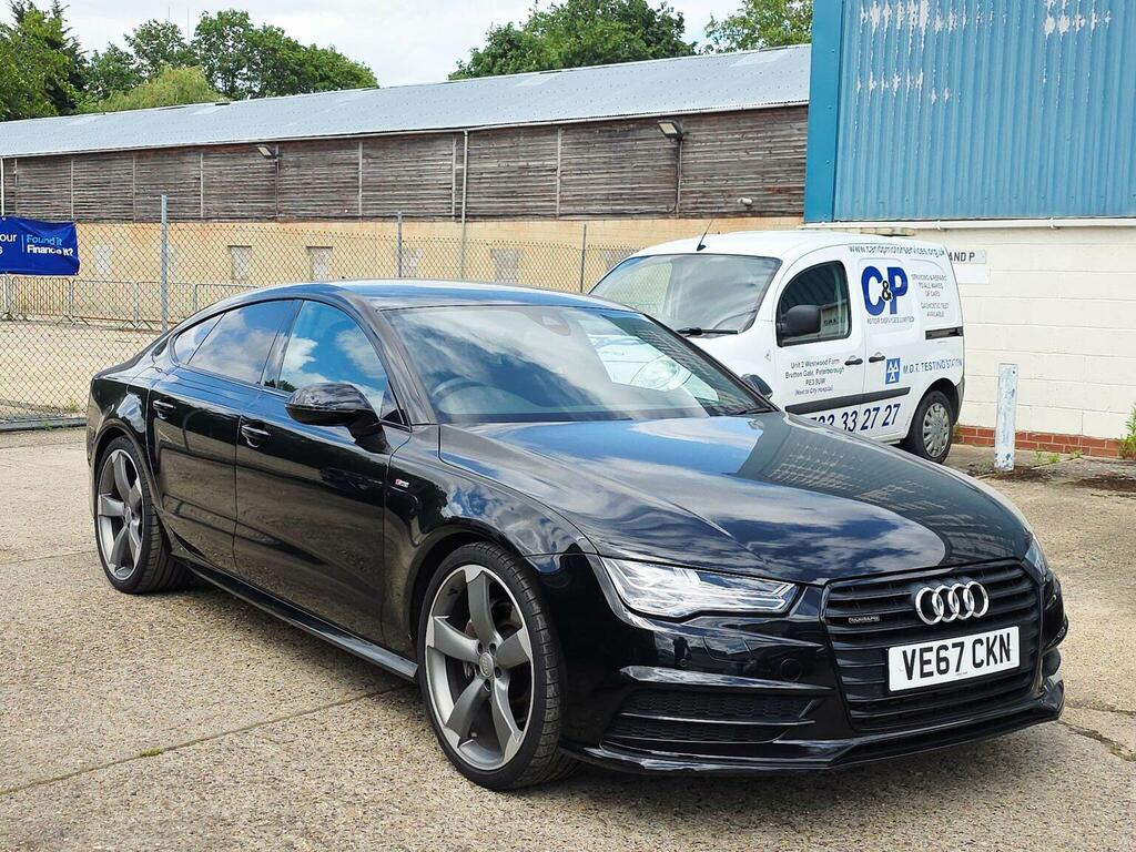 Audi A7 Hatchback 3.0 Tdi V6 Black Edition Sportback S Tro VE67CKN Black #4