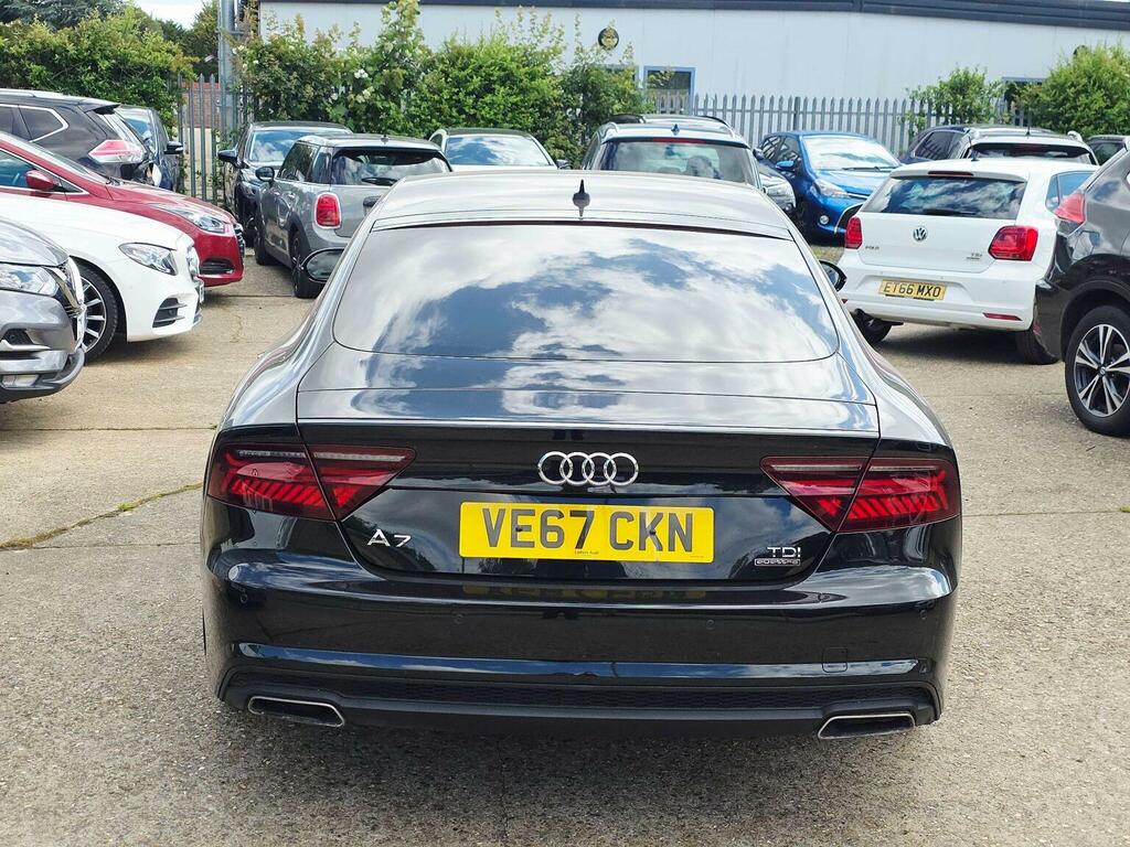Audi A7 Hatchback 3.0 Tdi V6 Black Edition Sportback S Tro VE67CKN Black #2