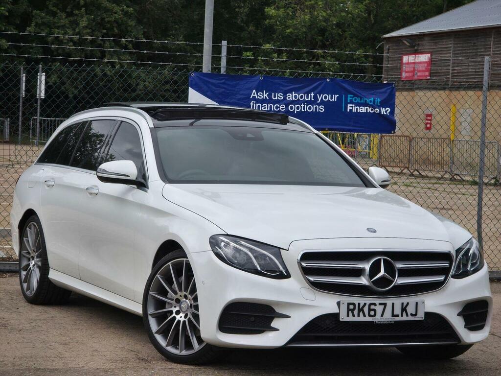 Mercedes-Benz E Class Estate 2.0 E220d Amg Line Premium G-tronic Euro White