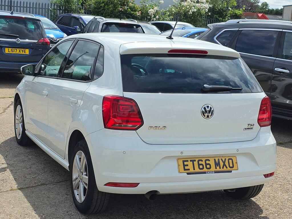 Volkswagen Polo Hatchback 1.2 Tsi Bluemotion Tech Match Euro 6 S ET66MXO White #5