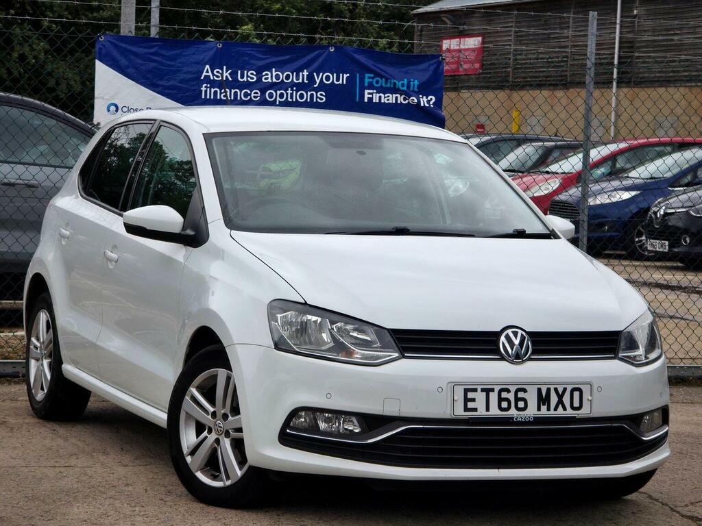 Volkswagen Polo Hatchback 1.2 Tsi Bluemotion Tech Match Euro 6 S White