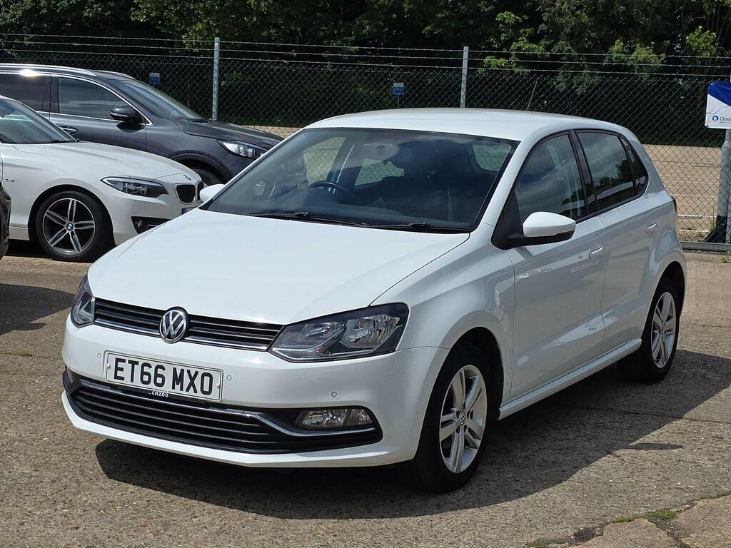 Volkswagen Polo Hatchback 1.2 Tsi Bluemotion Tech Match Euro 6 S ET66MXO White #3