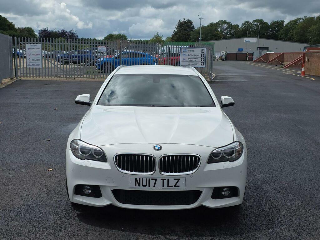 BMW 5 Series 2.0 520D M Sport Touring Euro 6 Ss White #3