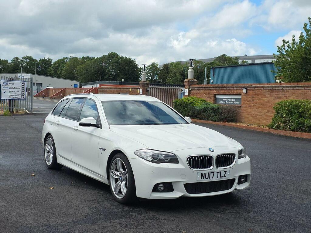 BMW 5 Series 2.0 520D M Sport Touring Euro 6 Ss White #6