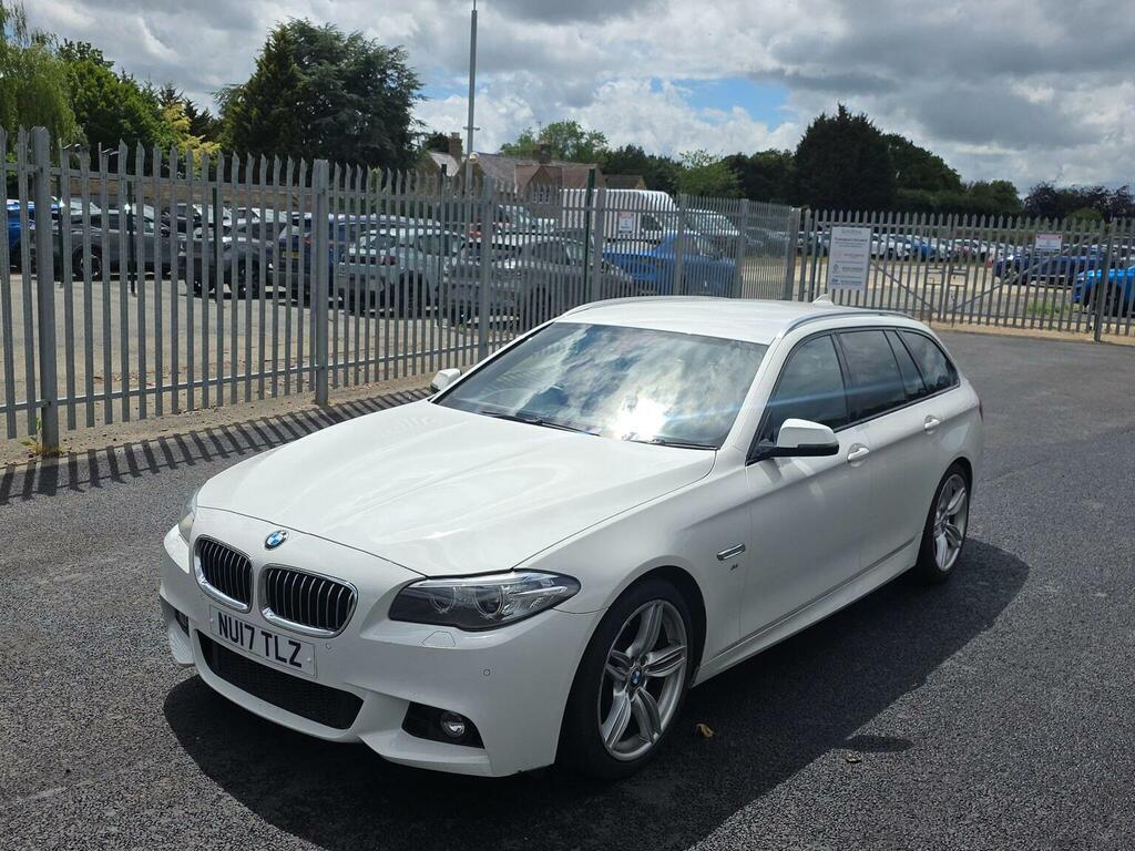 BMW 5 Series 2.0 520D M Sport Touring Euro 6 Ss White #4