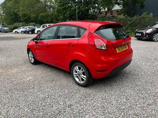 Ford Fiesta 1.25 Zetec Hatchback Euro 6 82 DL16KVB Red #5