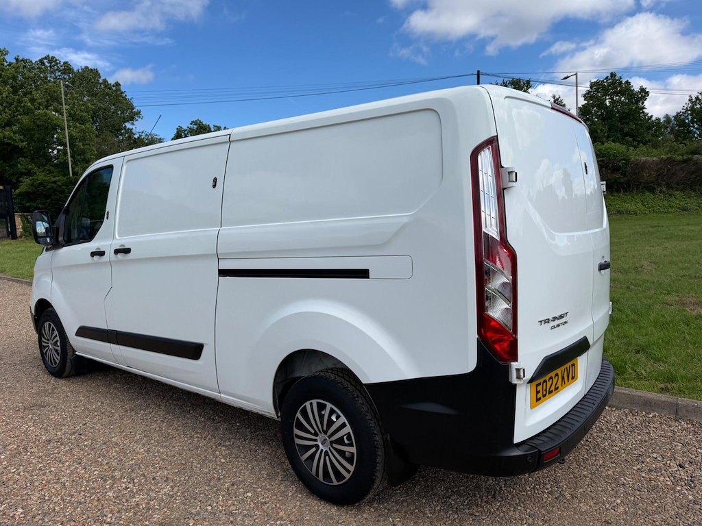 Ford Transit Custom 2.0 L 2.0 300 Ecoblue Leader L2 H1 Euro 6 Ss EO22KVD White #4