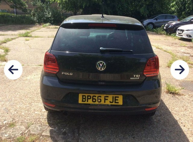 Volkswagen Polo 1.2 Tsi Bluemotion Tech Match Hatchback BP66FJE Grey #2