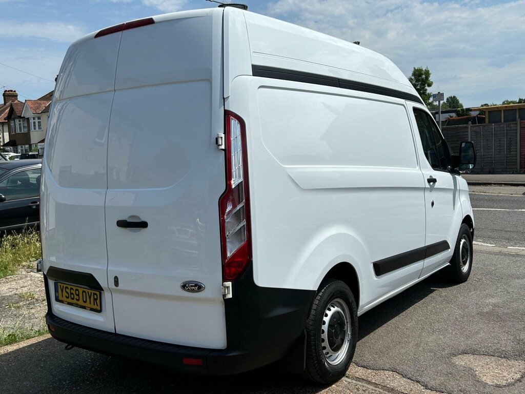 Ford Transit Custom 2.0 300 Ecoblue Leader L1 H2 Euro 6 Ss YS69OYR White #3