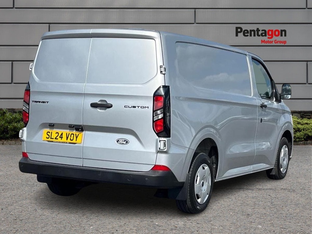 Ford Transit Custom 2.0 300 Ecoblue Trend Panel Van SL24VOY Silver #4