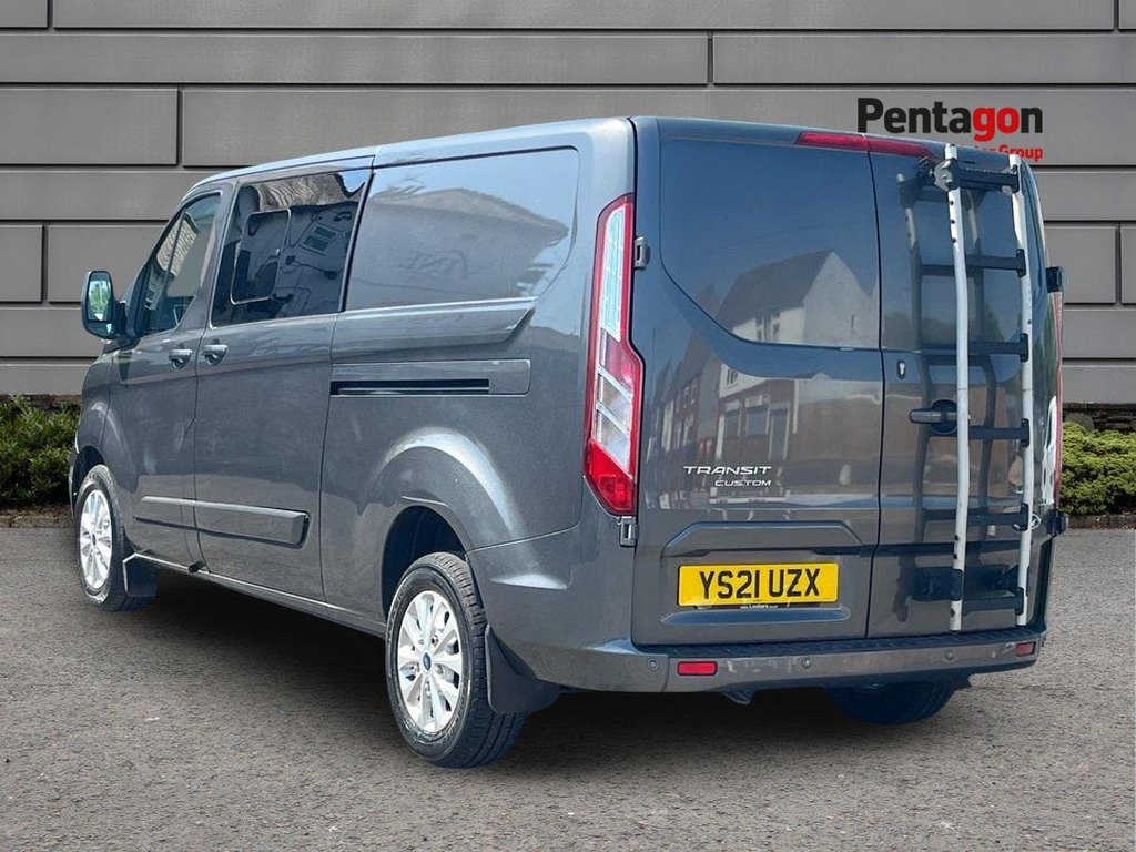 Ford Transit Custom 2.0 320 Ecoblue Limited Crew Van Double Cab Di YS21UZX Grey #2