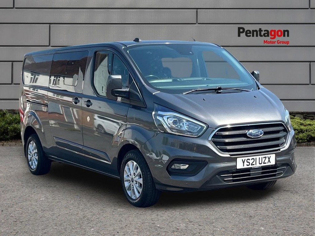 Ford Transit Custom 2.0 320 Ecoblue Limited Crew Van Double Cab Di Grey