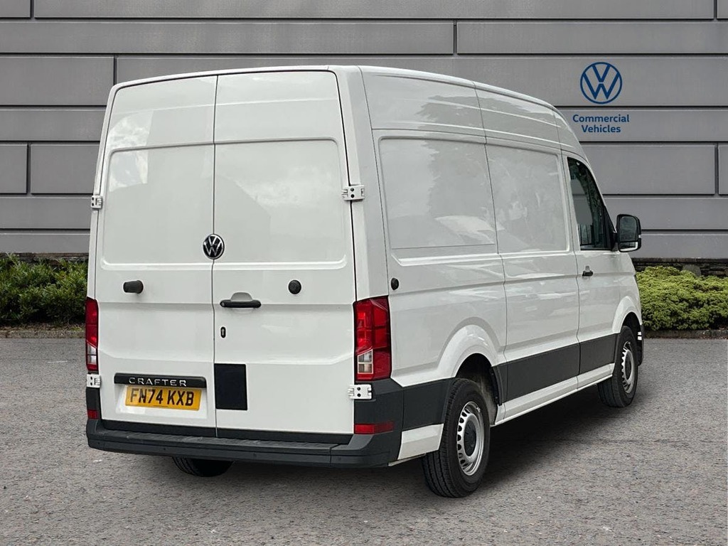 Volkswagen Crafter 2.0 Tdi Cr35 Commerce Plus Panel Van Ma FN74KXB White #4