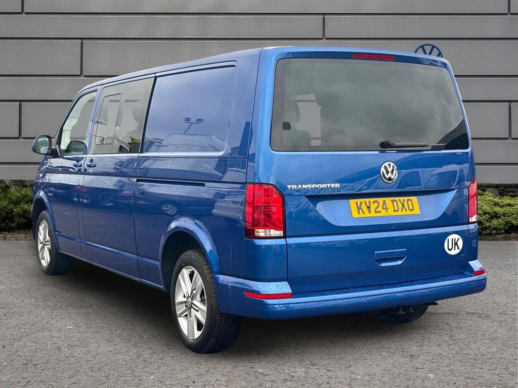 Volkswagen Transporter 2.0 Tdi T32 Highline Kombi Double Cab D KV24DXO Blue #2