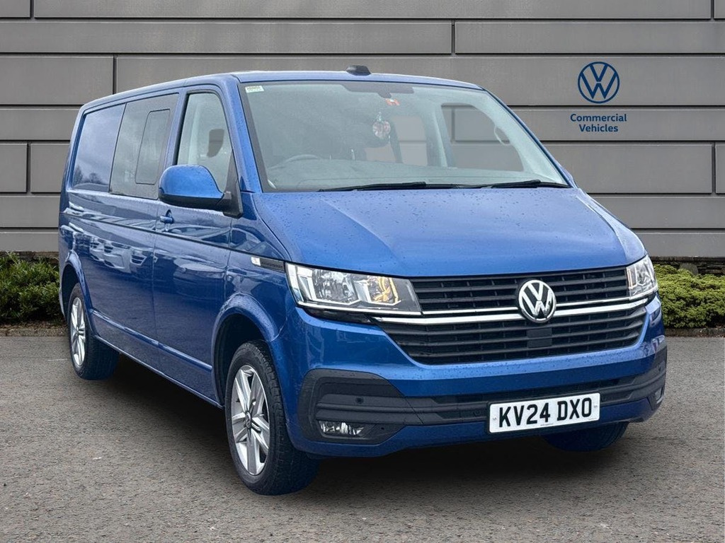 Volkswagen Transporter 2.0 Tdi T32 Highline Kombi Double Cab D Blue