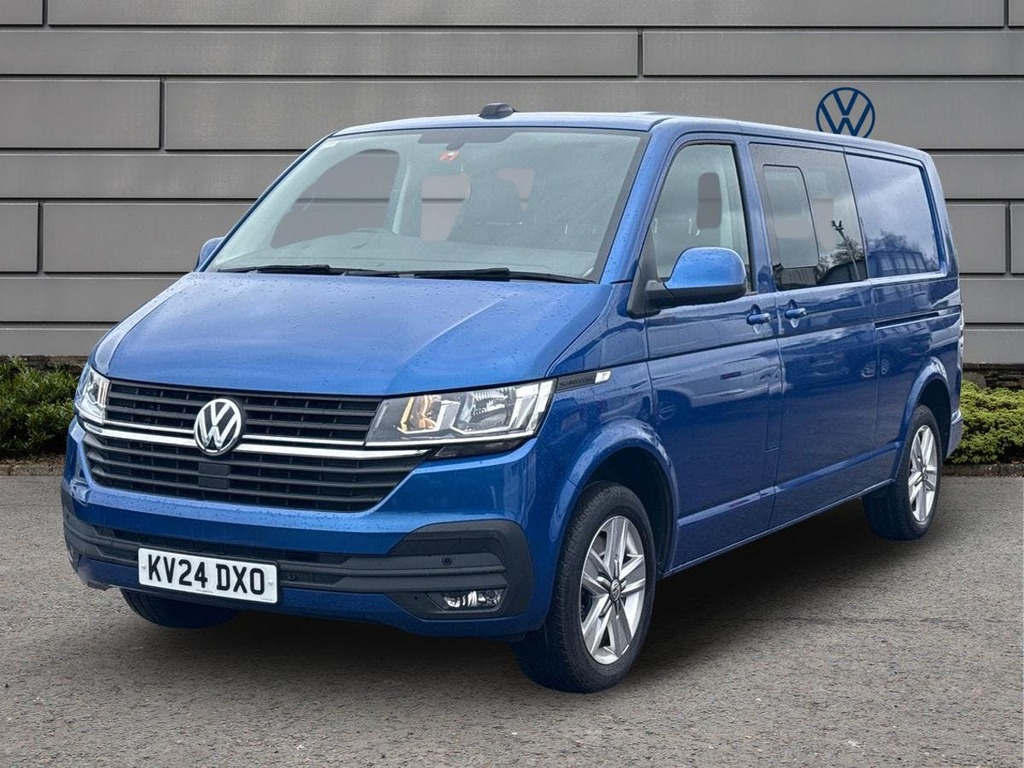 Volkswagen Transporter 2.0 Tdi T32 Highline Kombi Double Cab D KV24DXO Blue #3