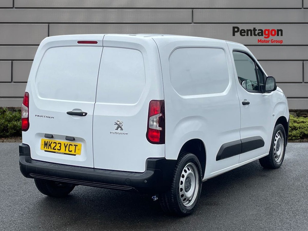 Peugeot Partner 1.5 Bluehdi 1000 Professional Premium Plus Standa MK23YCT White #4