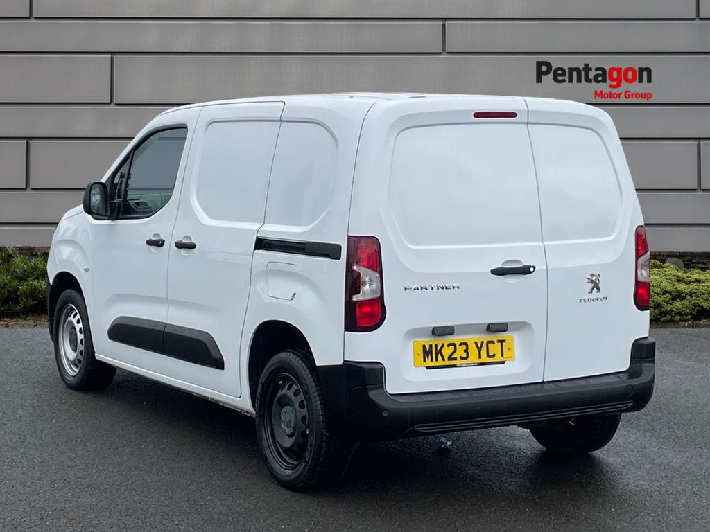 Peugeot Partner 1.5 Bluehdi 1000 Professional Premium Plus Standa MK23YCT White #2