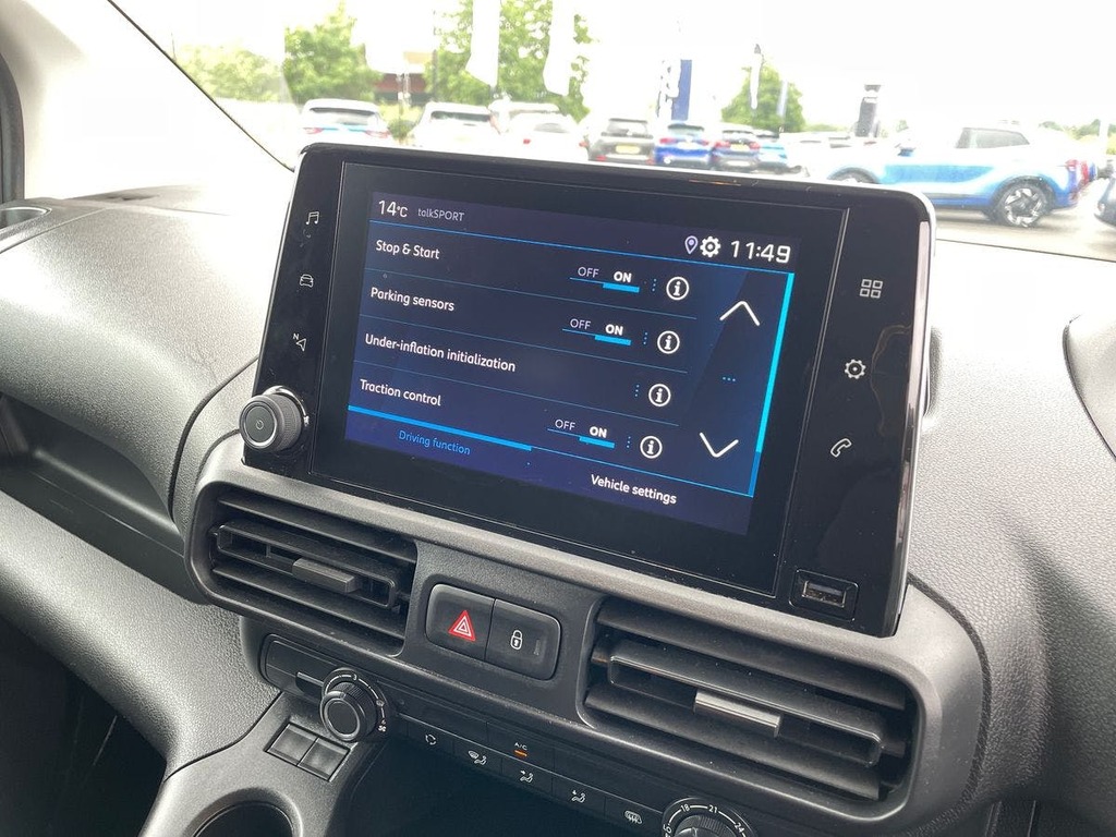 Peugeot Partner 1.5 Bluehdi 1000 Professional Premium Plus Standa MK23YCT White #6