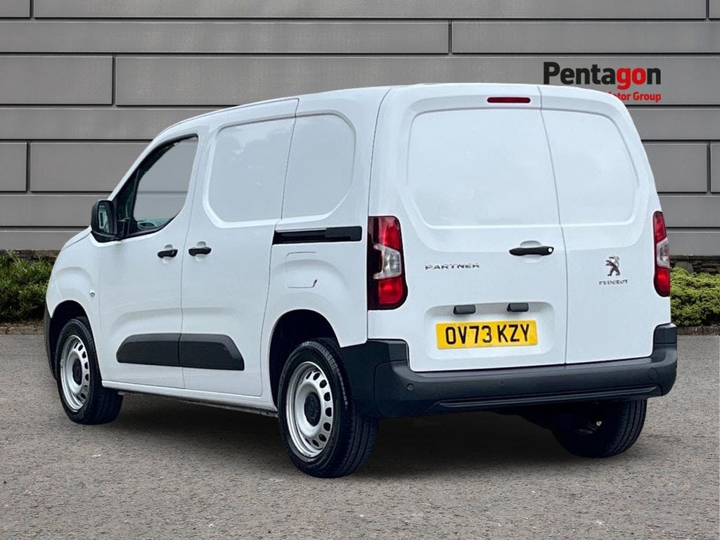 Peugeot Partner 1.5 Bluehdi 1000 Professional Premium Plus Standa White #2