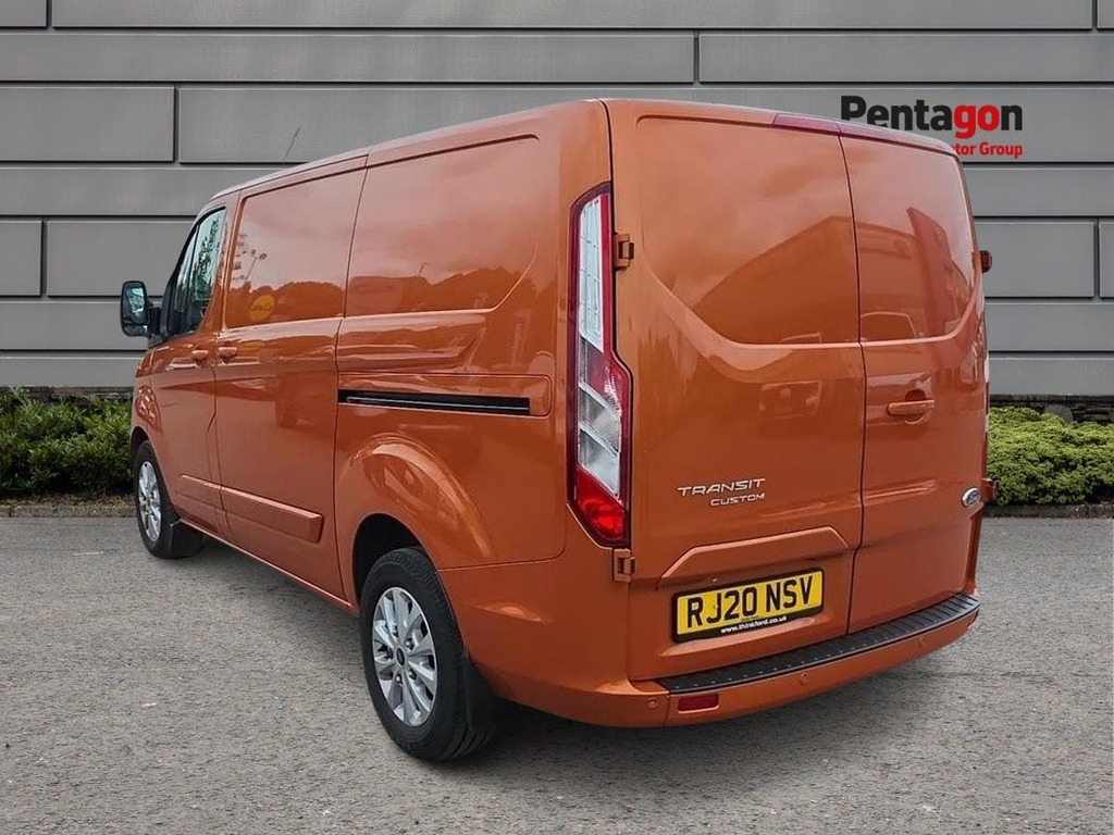 Ford Transit Custom 2.0 280 Ecoblue Limited Panel Van RJ20NSV Orange #2