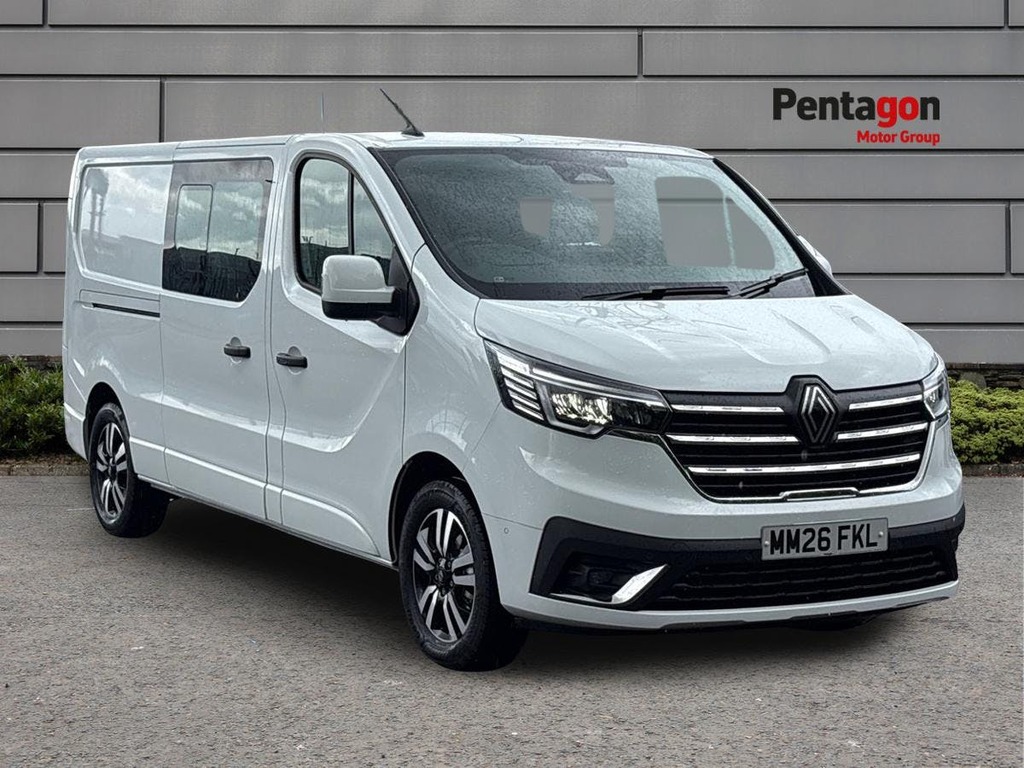 Renault Trafic 2.0 Dci Blue Ll30 Extra Sport Crew Van Double Cab White