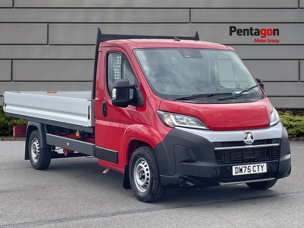 Vauxhall Movano 2.2 Cdti 3500 Biturbo Hd Prime Dropside Red