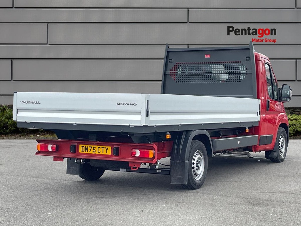 Vauxhall Movano 2.2 Cdti 3500 Biturbo Hd Prime Dropside Red #4
