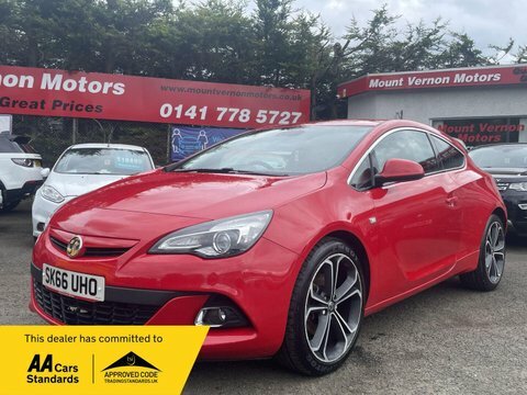 Vauxhall Astra GTC 1.4I Turbo Limited Red
