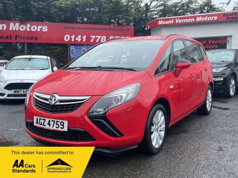 Vauxhall Zafira 1.4I Turbo Design Red