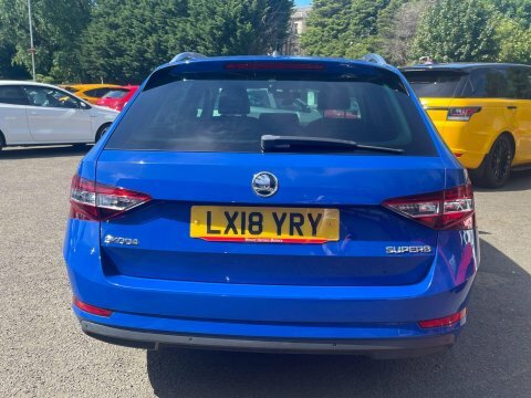 Skoda Superb 2.0 Tdi Se Blue #5
