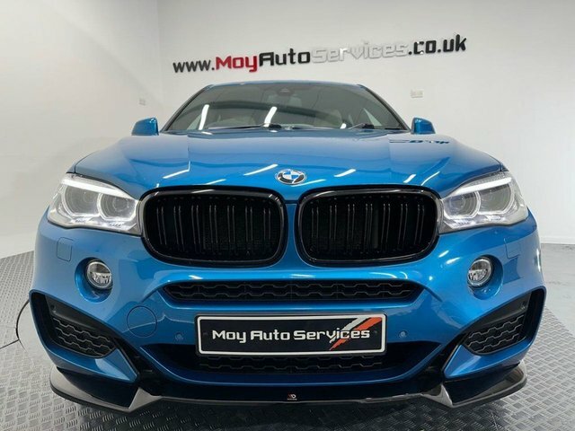 BMW X6 2018 3.0 40D M Sport Edition Suv X GJ18LVY Blue #3