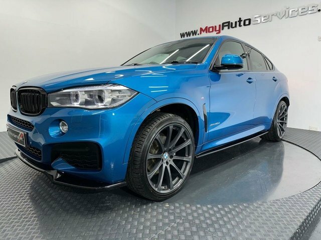 BMW X6 2018 3.0 40D M Sport Edition Suv X GJ18LVY Blue #4