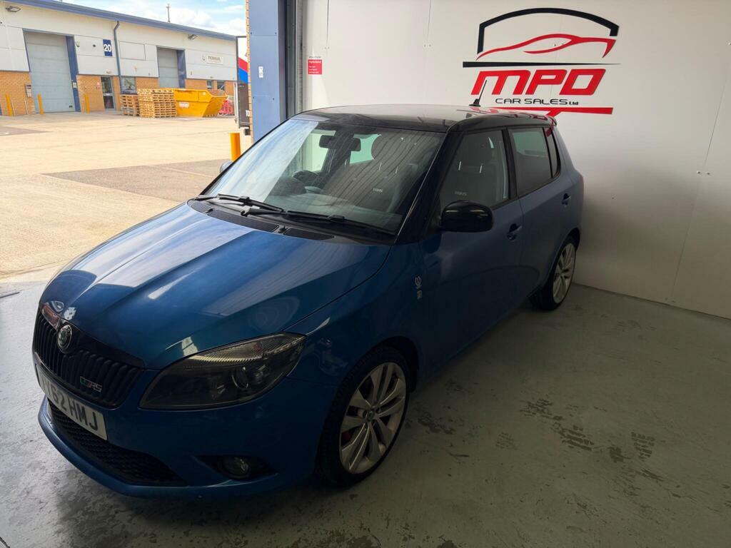 Skoda Fabia 1.4 Tsi Vrs S2000 Hatchback Blue #3