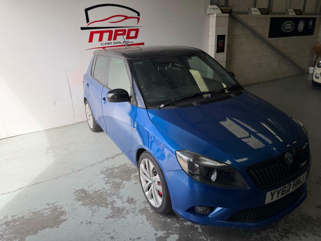 Skoda Fabia 1.4 Tsi Vrs S2000 Hatchback Blue #6