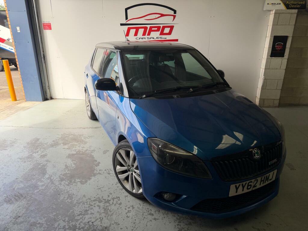 Skoda Fabia 1.4 Tsi Vrs S2000 Hatchback Blue #2
