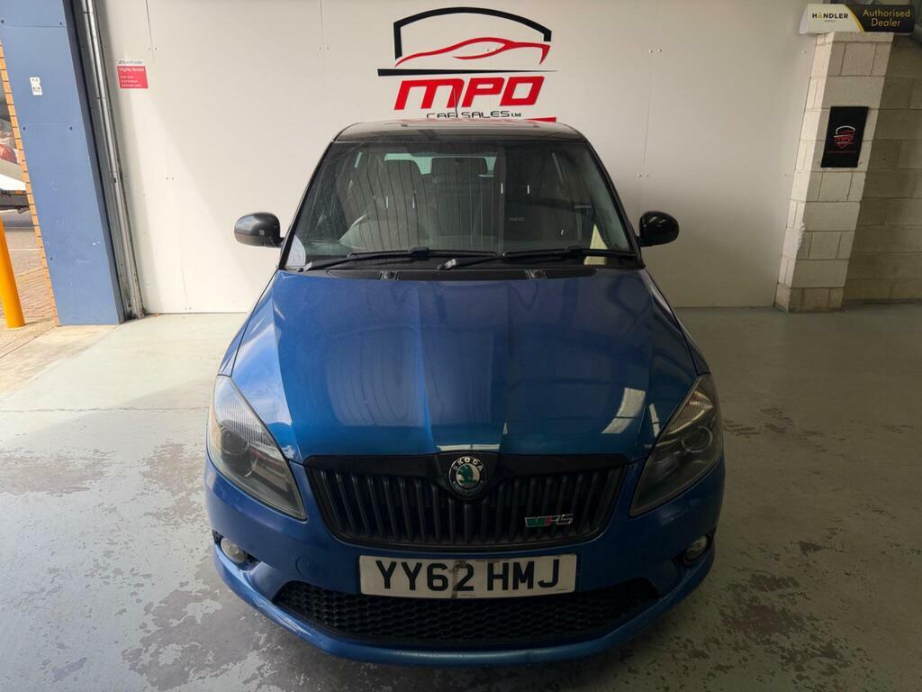 Skoda Fabia 1.4 Tsi Vrs S2000 Hatchback Blue #4