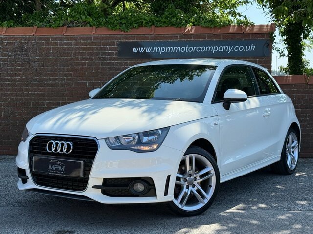 Audi A1 1.6 Tdi S Line Hatchback Euro 5 White #2