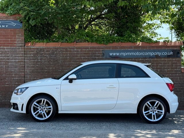Audi A1 1.6 Tdi S Line Hatchback Euro 5 White #4