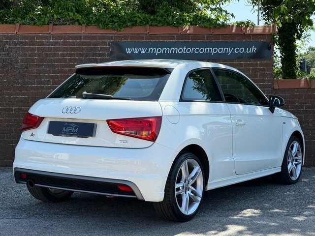 Audi A1 1.6 Tdi S Line Hatchback Euro 5 White #5